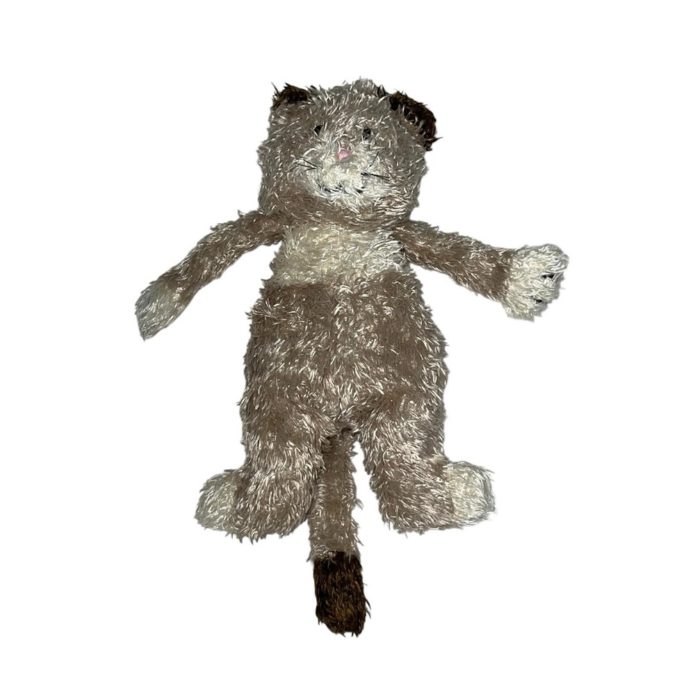 Jellycat Bunglie Katie Kitten Tot Plush Beanie Toy - Tan Retired Collectible #I